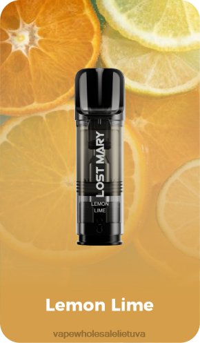 Vape Lietuva Z8D0T425 | LOST MARY Tappo citrininis laimas iš anksto užpildytos pakaitinės ankštys