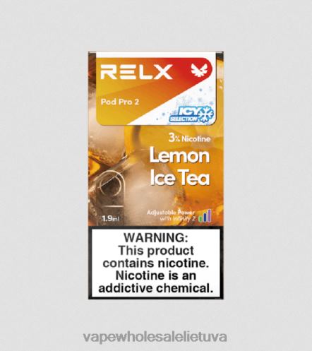 Bez Nikotinove Vape Z8D0T259 | RELX Pod Pro citrinų ledų arbata 2
