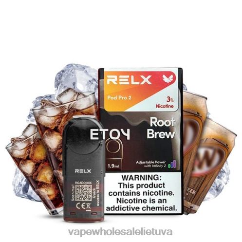 E Cigareciu Skysciai Z8D0T256 | RELX Pod Pro šaknų užvirinti 2
