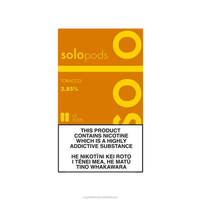 Vape Wholesale Lietuva 8NF450 - Solo pakaitinė dėžutė 2 pak tabakas