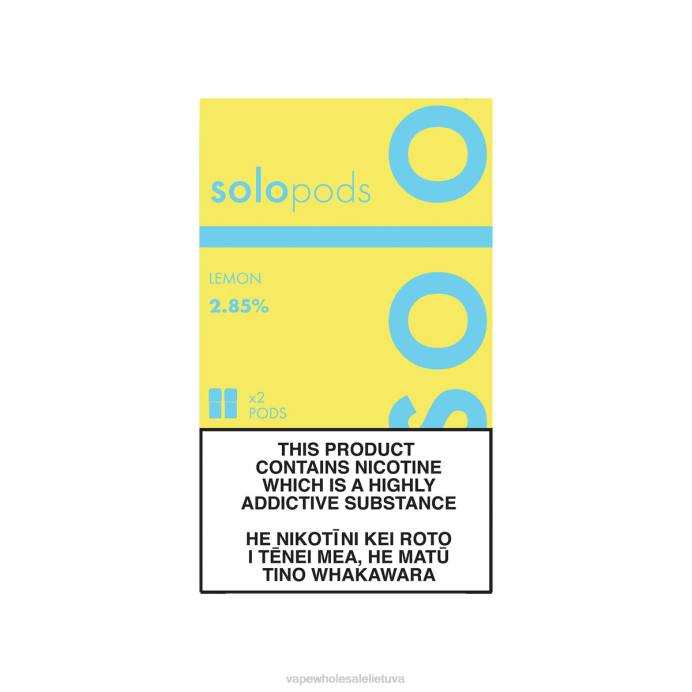Vape Wholesale Supplier 8NF455 - Solo pakaitinė dėžutė 2 pak citrina