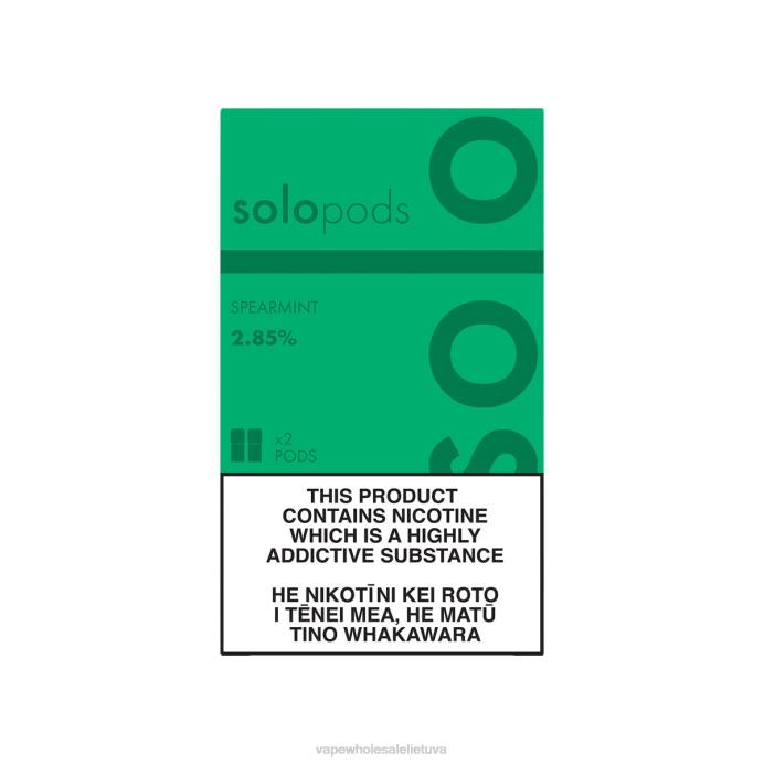 Vape Wholesale Supplier 8NF462 - Solo pakaitinė dėžutė 2 pak šaltmėčių