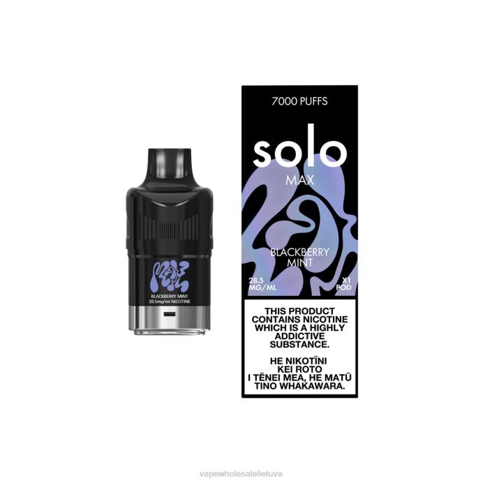 Vape Shop Kaunas 8NF473 - Solo MAX ankštis gervuogių mėtų