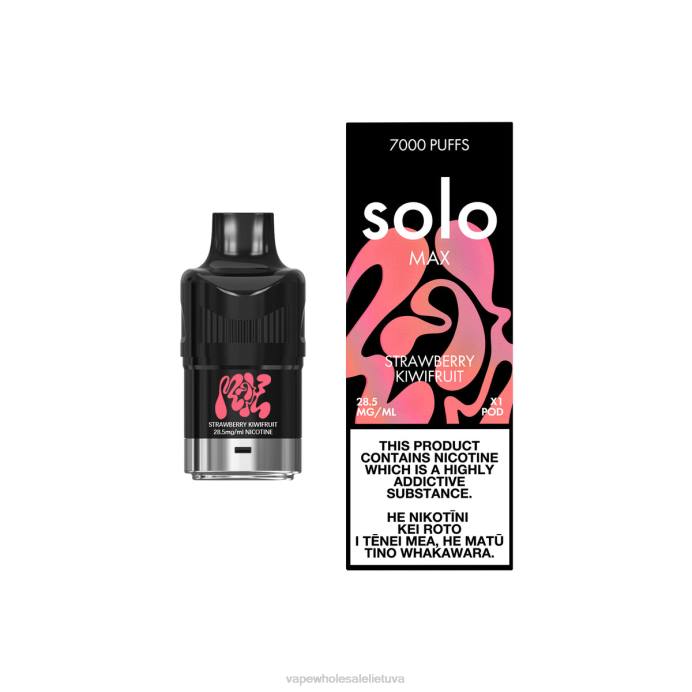 Vape Shop Vilnius 8NF474 - Solo MAX ankštis braškių kivių