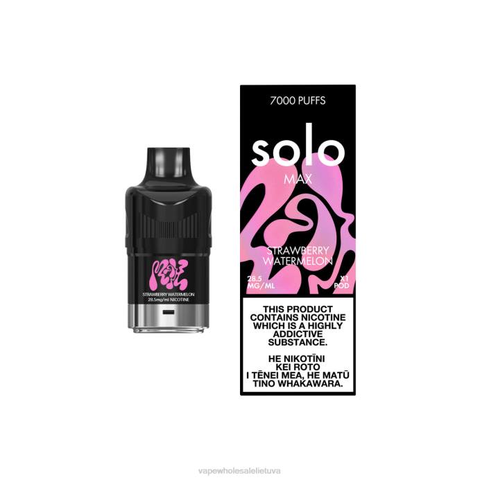 Vape Shop Vilnius 8NF488 - Solo MAX ankštis braškinis arbūzas