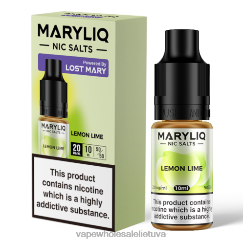 E Cigareciu Z8D0T447 | LOST MARY MARYLIQ citrininis laimas nikinės druskos - 10 ml - 20 mg