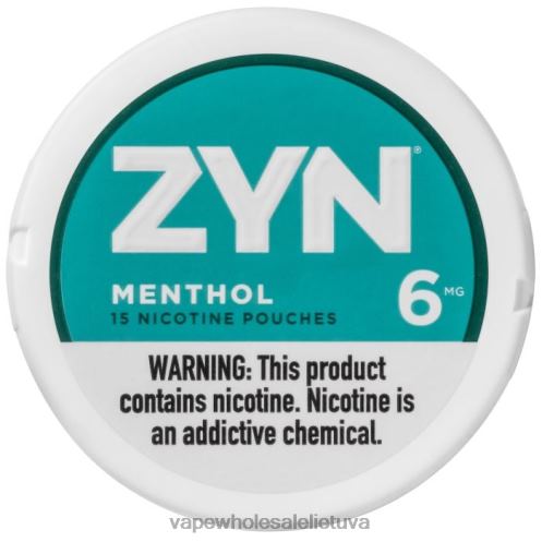 Vape Shop Kaunas Z8D0T23 | ZYN mentolis nikotino maišelis 6mg