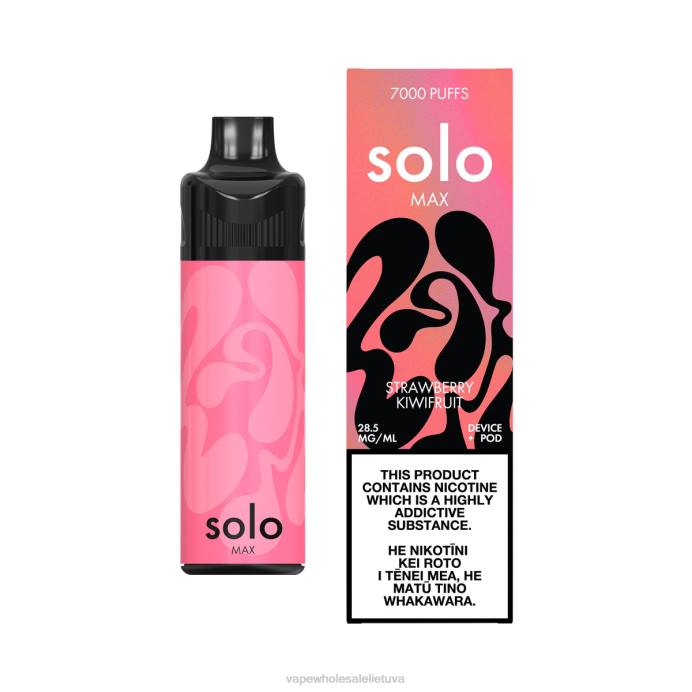 Vape Wholesale Lietuva 8NF471 - Solo MAX ankšties rinkinys braškių kivių