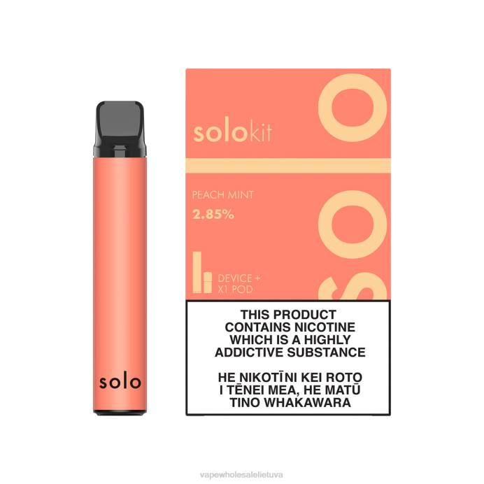 Vape Be Nikotino 8NF444 - Solo ankšties rinkinys persikų mėtų
