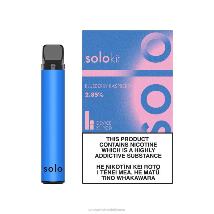 Vape Wholesale Lietuva 8NF443 - Solo ankšties rinkinys mėlynių aviečių