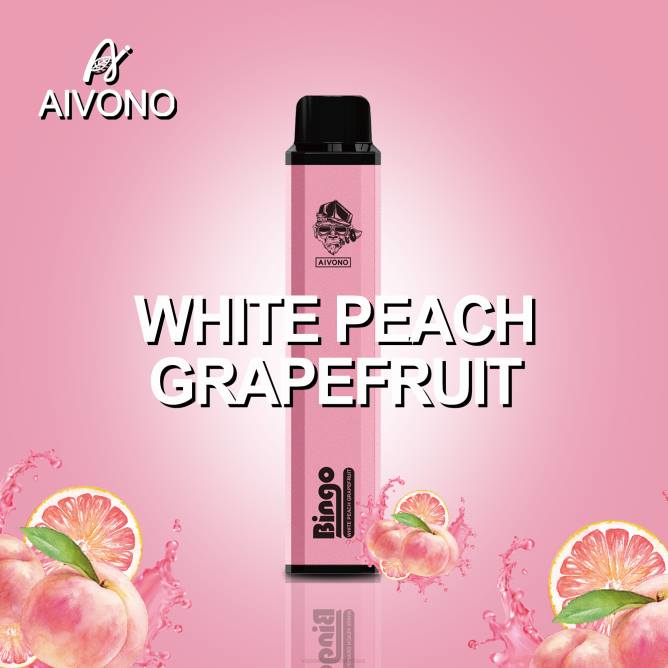 Aivono AIM BINGO 4000 baltasis persikas greipfrutas - 4FRZ134 Vape Wholesale Lietuva