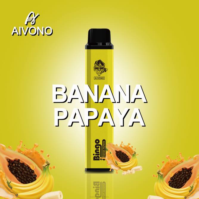Aivono AIM BINGO 4000 bananų papajos - 4FRZ137 Vape Shop Vilnius