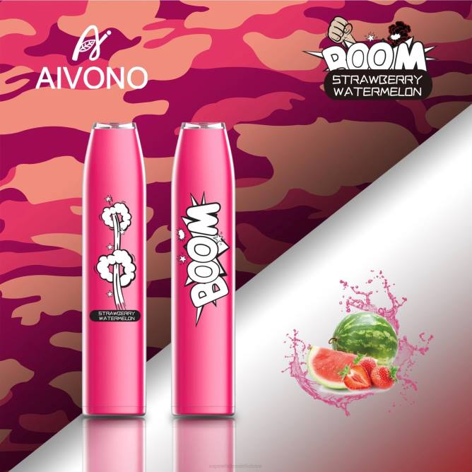 Aivono AIM BOOM 600 braškinis arbūzas - 4FRZ364 Vape Wholesaler