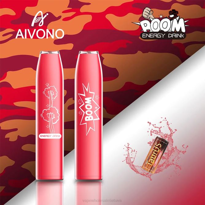 Aivono AIM BOOM 600 energetinis gėrimas - 4FRZ358 Vape Wholesale Lietuva
