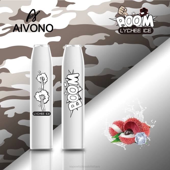 Aivono AIM BOOM 600 ličių ledas - 4FRZ365 Vape Wholesale Lietuva