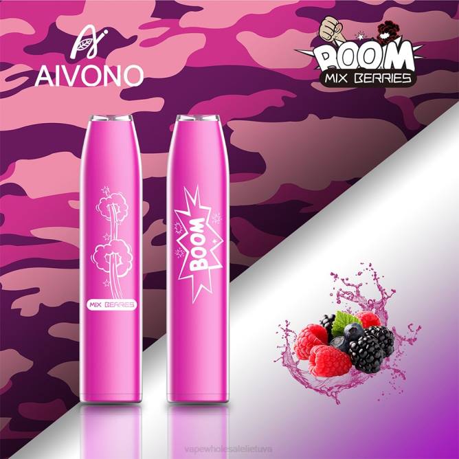 Aivono AIM BOOM 600 mišrios uogos - 4FRZ361 Vape Shop Vilnius