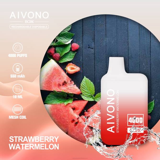 Aivono AIM BOXX 4000 braškinis arbūzas - 4FRZ214 Vape Shop Vilnius