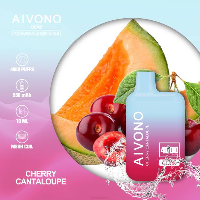 Aivono AIM BOXX 4000 vyšnių kantalupa - 4FRZ223 Vape Wholesale Supplier