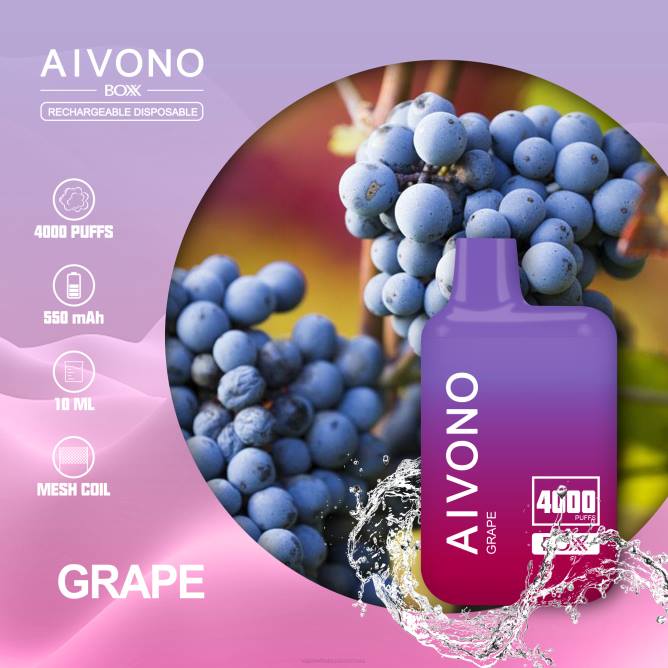 Aivono AIM BOXX 4000 vynuogių - 4FRZ213 Vape Shop Kaunas