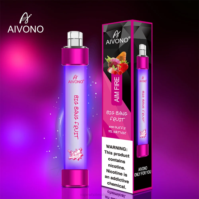 Aivono AIM FIRE 1000 didžiojo sprogimo vaisius - 4FRZ325 Vape Shop Kaunas