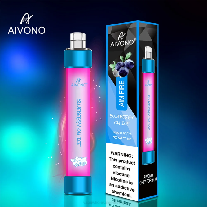 Aivono AIM FIRE 1000 mėlynės ant ledo - 4FRZ326 Vape Shop Vilnius
