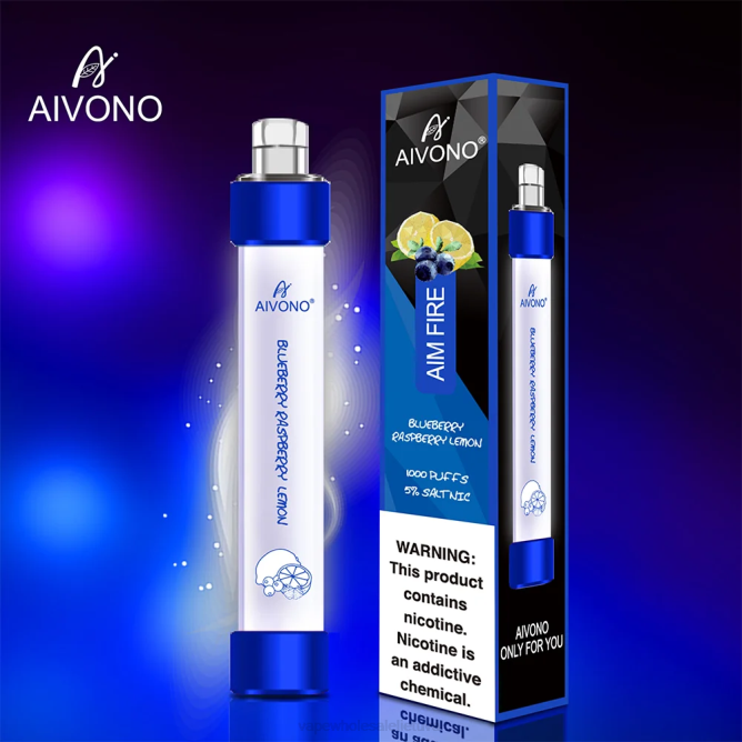 Aivono AIM FIRE 1000 mėlynių aviečių citrina - 4FRZ327 Vape Lietuva