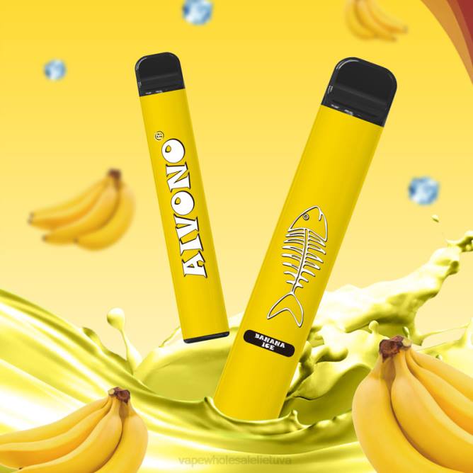 Aivono AIM FISHBONE 600 bananų ledas - 4FRZ276 Vape Shop Kaunas