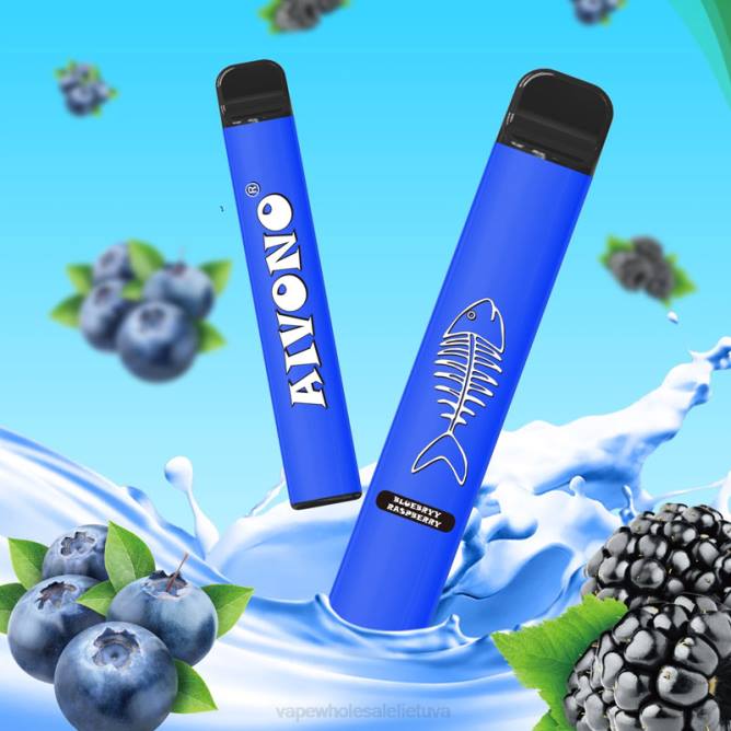 Aivono AIM FISHBONE 600 mėlynių aviečių - 4FRZ281 Vape Wholesale Lietuva