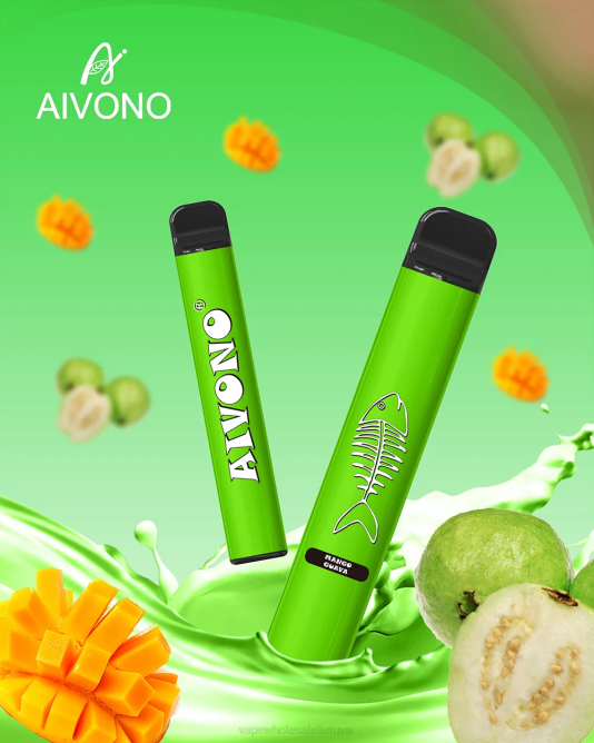 Aivono AIM FISHBONE 600 mango gvajavos - 4FRZ283 Vape Shop Kaunas