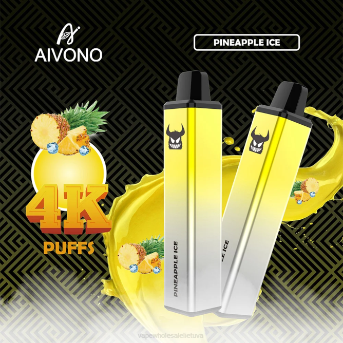 Aivono AIM FREAK 4000 ananasų ledas - 4FRZ255 Vape Shop Kaunas
