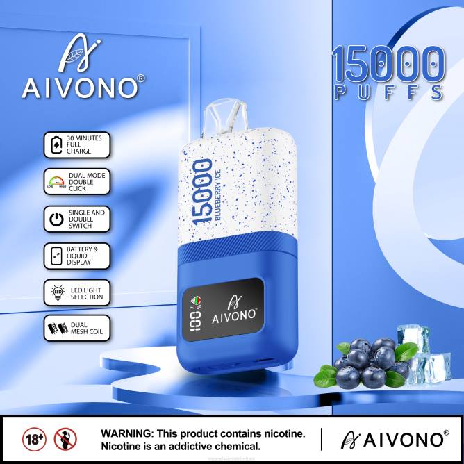 Aivono AIM magic 15 000 mėlynių ledų - 4FRZ68 Vape Lietuva