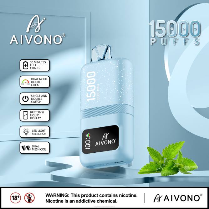 Aivono AIM magic 15 000 vėsios mėtos - 4FRZ62 Vape Wholesale Supplier