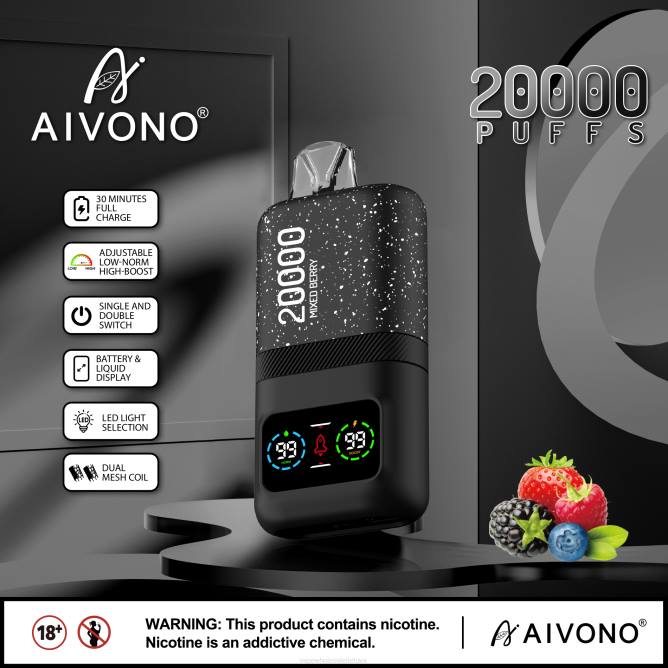 Aivono AIM magic 20 000 mišrios uogos - 4FRZ78 Vape Wholesale Lietuva