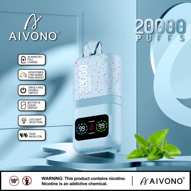 Aivono AIM magic 20 000 vėsios mėtos - 4FRZ84 Vape Wholesaler