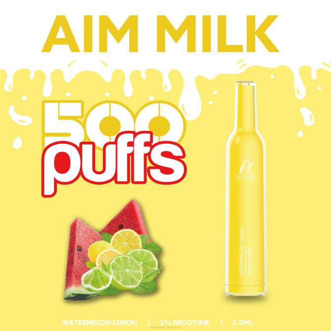 Aivono AIM MILK 500 arbūzas citrina - 4FRZ270 Vape Shop Vilnius