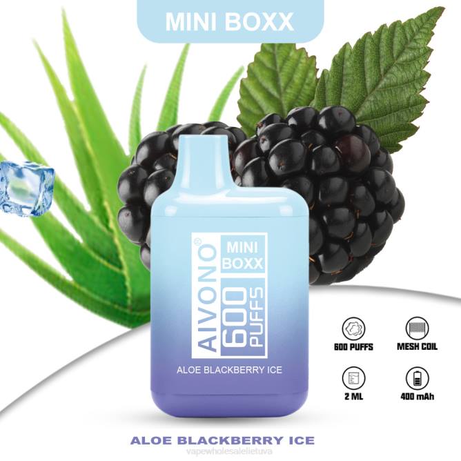 Aivono AIM MINI BOXX 600 alavijo srovės ledas - 4FRZ240 Vape Be Nikotino