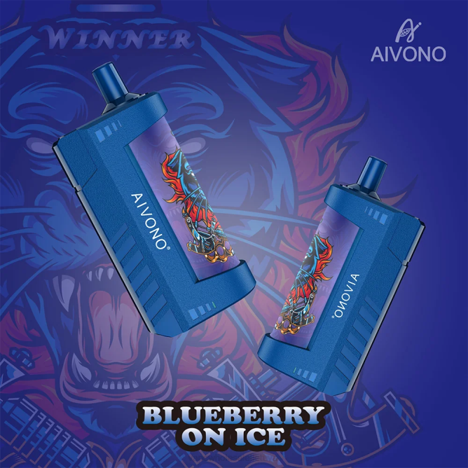 Aivono AIM WINNER 5000 mėlynės ant ledo - 4FRZ123 Vape Shop Vilnius