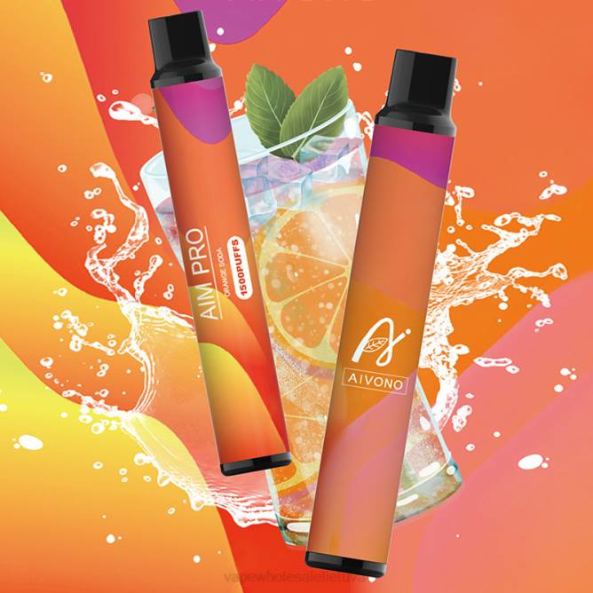 Aivono AIM PRO 1500 apelsinų soda - 4FRZ165 Vape Shop Vilnius