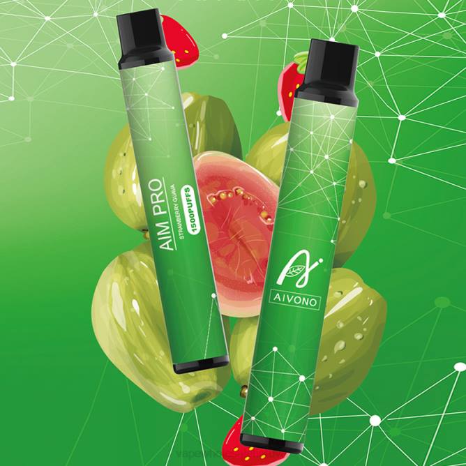 Aivono AIM PRO 1500 braškių gvajavos - 4FRZ164 Vape Shop Kaunas