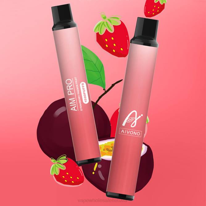 Aivono AIM PRO 1500 braškių pasifloros vaisius - 4FRZ162 Vape Wholesale Lietuva