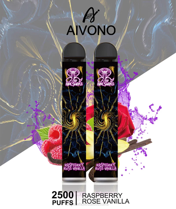 Aivono AIM SNAKE 2500 aviečių rožių vanilė - 4FRZ317 Vape Be Nikotino