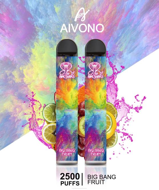 Aivono AIM SNAKE 2500 didžiojo sprogimo vaisius - 4FRZ322 Vape Wholesaler