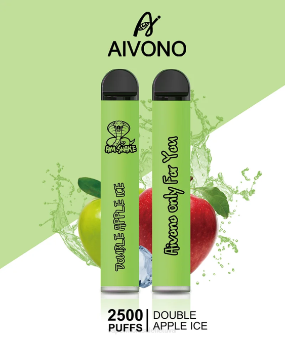 Aivono AIM SNAKE 2500 dvigubas obuolių ledas - 4FRZ304 Vape Shop Kaunas
