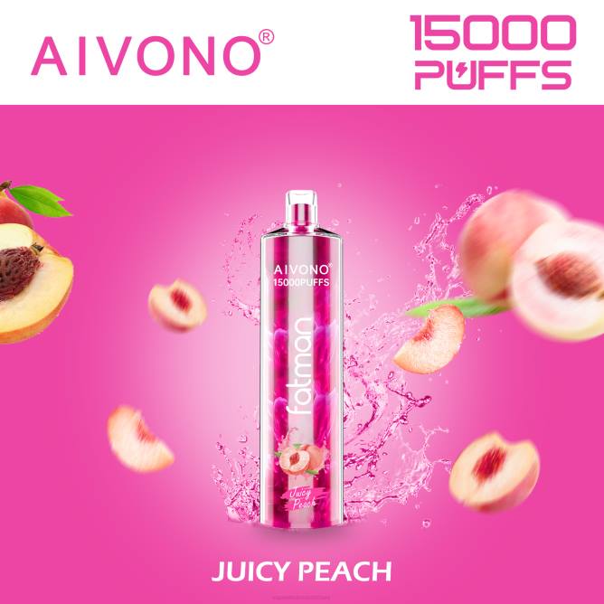 Aivono FATMAN 15 000 sultingas persikas - 4FRZ17 Vape Shop Kaunas
