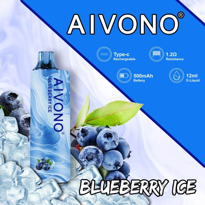 Aivono AIM GUN 7000 mėlynių ledų - 4FRZ104 Vape Wholesale Supplier