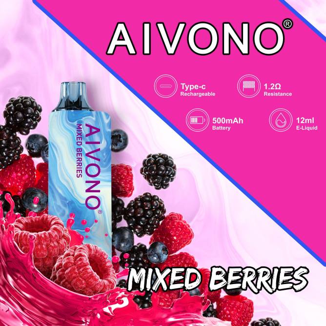 Aivono AIM GUN 7000 mišrios uogos - 4FRZ111 Vape Wholesale Supplier