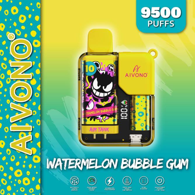 Aivono AIM TANK 9500 arbūzinė guma - 4FRZ44 Vape Be Nikotino
