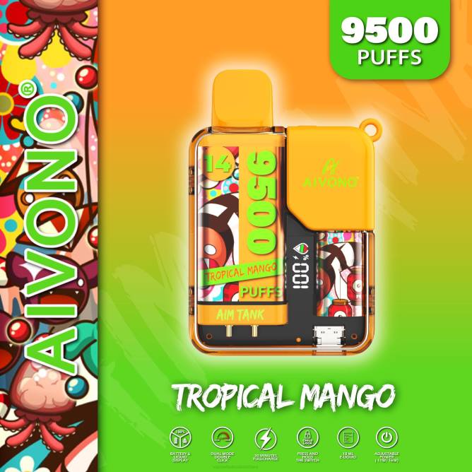 Aivono AIM TANK 9500 tropinis mangas - 4FRZ39 Vape Shop Vilnius