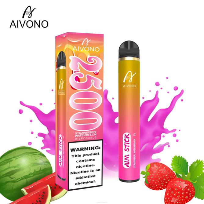 Aivono AIM STICK 2500 braškinis arbūzas - 4FRZ149 Vape Be Nikotino