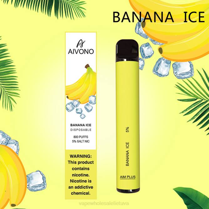 Aivono AIM PLUS 800 bananų ledas - 4FRZ171 Vape Shop Kaunas